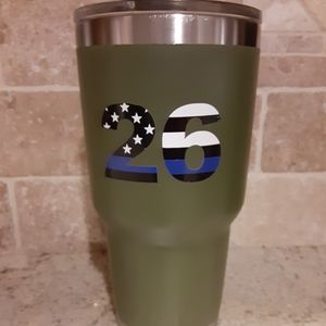 Back the Blue Tumbler Stickers💙